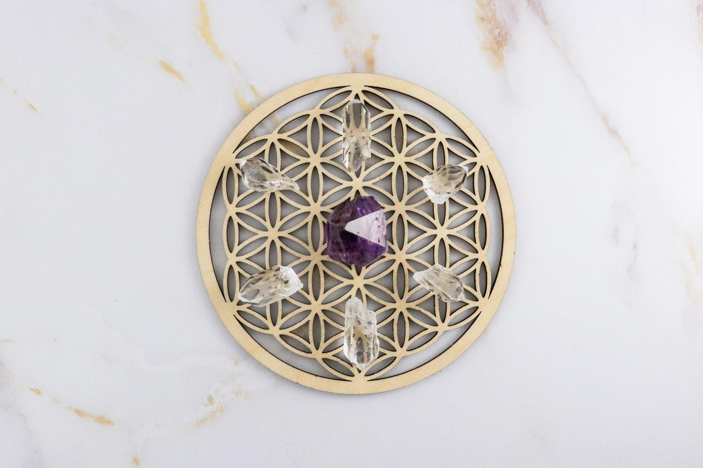 Natural Amethyst points-4