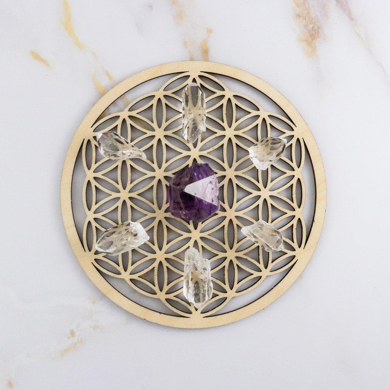 Natural Amethyst points-0