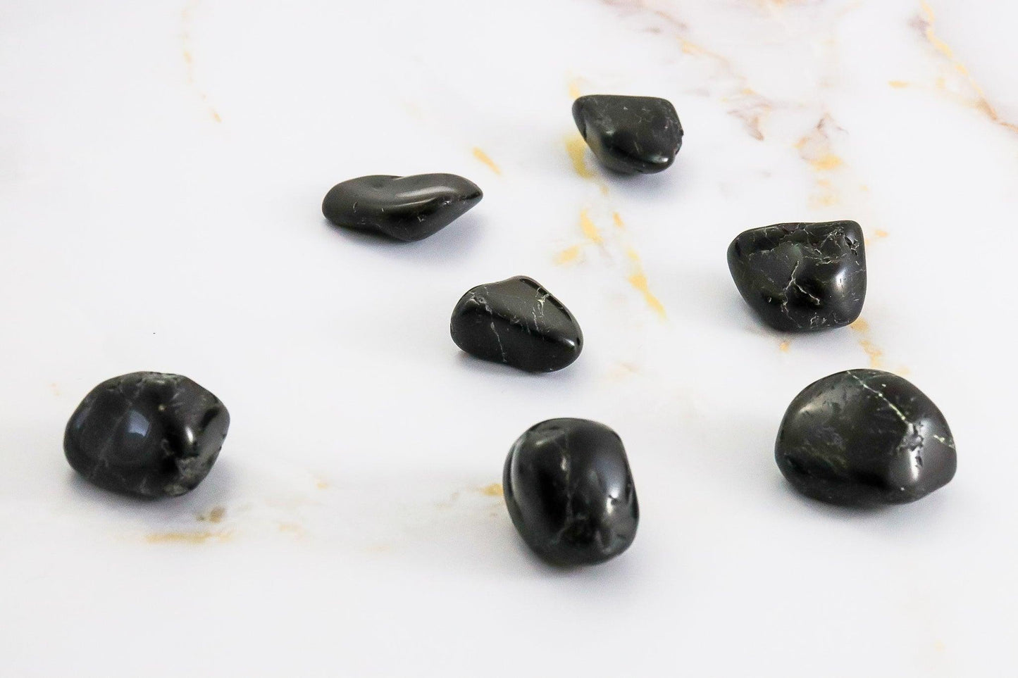 Black Tourmaline tumbled stone-1