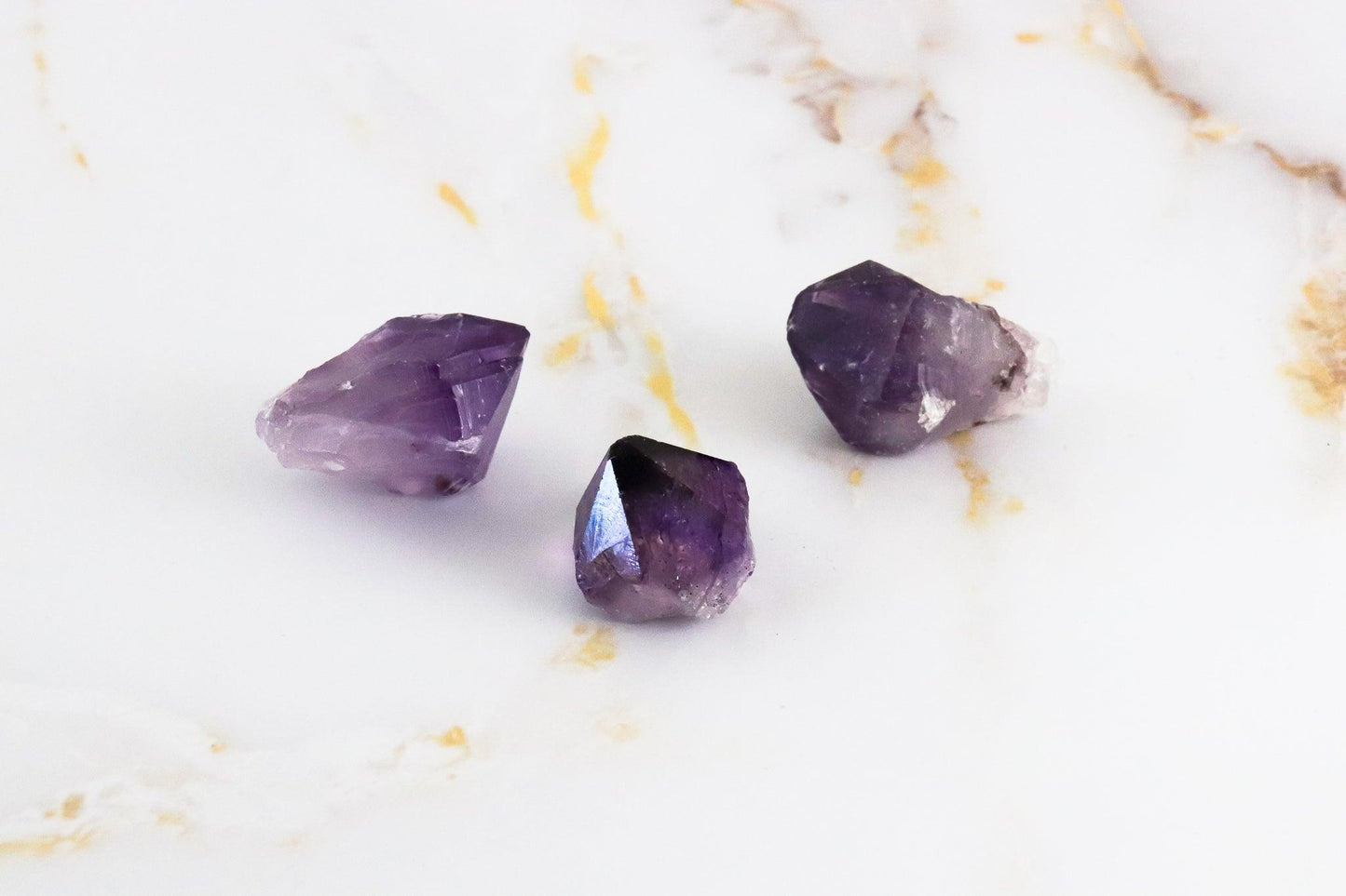 Natural Amethyst points-1